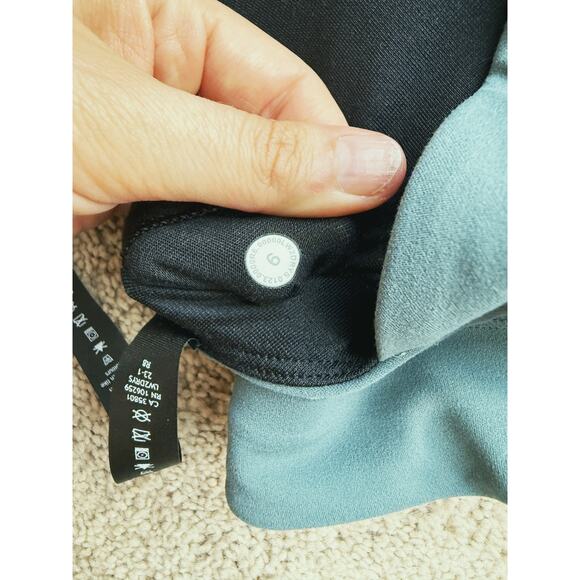 Lululemon lululemon lab Nulu Cross-Back Yoga Sports Bra Sea Steel Teal Size 6 - Picture 6 of 6